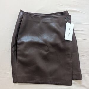 Aritzia Babaton Chocolate Pencil Skirt